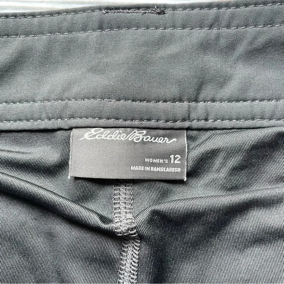 Edie Bauer gray midi Skort women’s size 12 - Picture 3 of 10